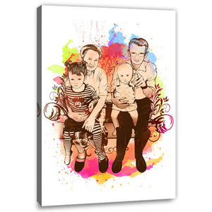 Pop-Art vom Foto - Splash 30 (spl130) - Künstlerisches Pop-Art Bild vom eigenen Foto