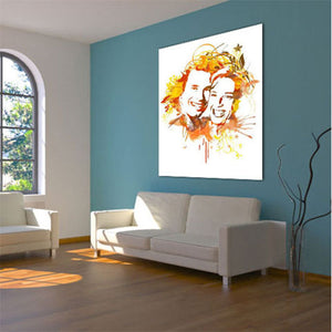 Pop-Art vom Foto - Splash 35 (spl135) - Künstlerisches Pop-Art Bild vom eigenen Foto