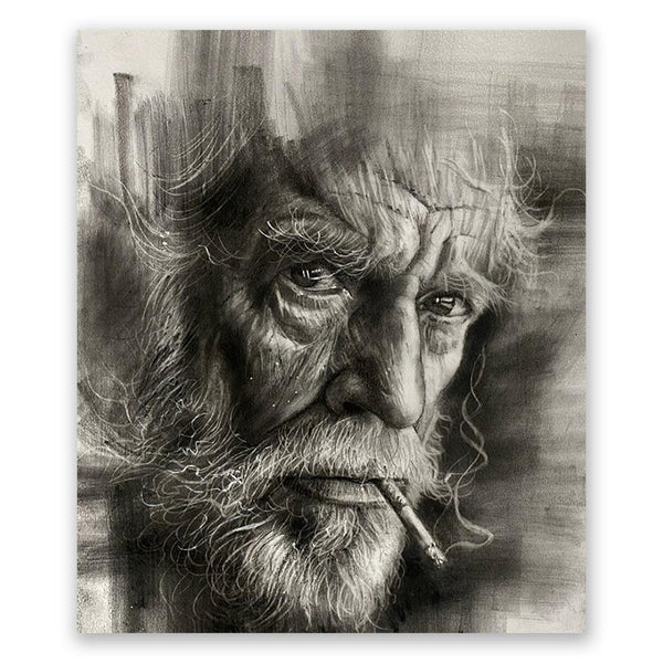 Dibujo a lápiz digital a partir de una foto (d-zei-b)