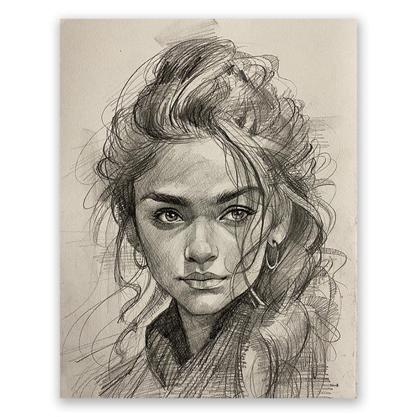 Dibujo a lápiz digital a partir de una foto (d-zei-b)