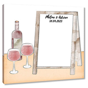 Fingerabdruck-Leinwand - Tafel - Fingerabdruck Leinwand