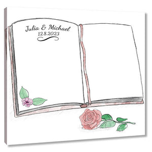 Fingerabdruck-Leinwand - Gaestebuch - Fingerabdruck Leinwand