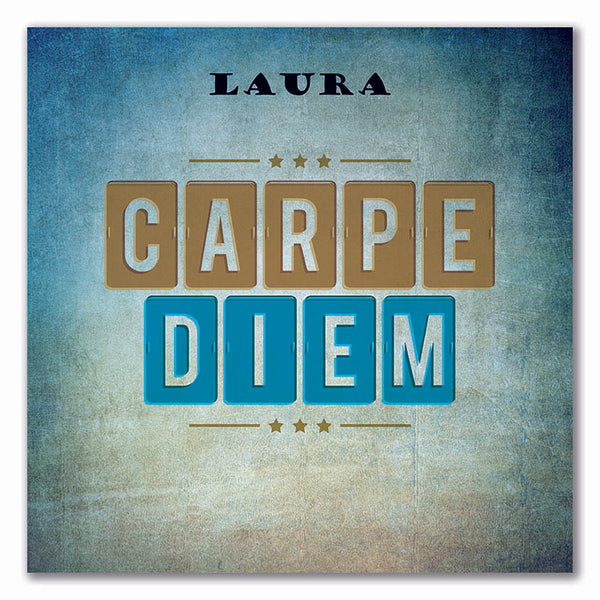 Fingerabdruck-Leinwand - Carpe Diem - Fingerabdruck Leinwand