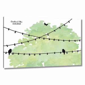 Fingerabdruck-Leinwand - Lichterette - Fingerabdruck Leinwand