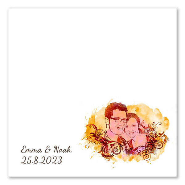 Fingerabdruck-Leinwand - Popart Splash 3 (fpspl121) - Fingerabdruck Leinwand