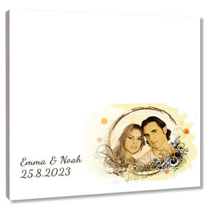 Fingerabdruck-Leinwand - Popart Splash 6 (fpspl133) - Fingerabdruck Leinwand