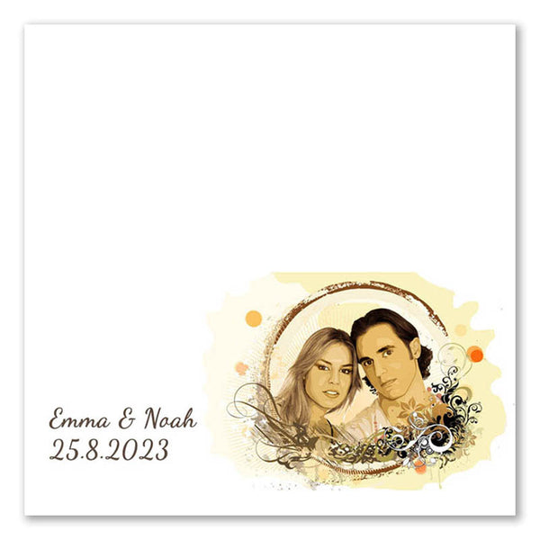 Fingerabdruck-Leinwand - Popart Splash 6 (fpspl133) - Fingerabdruck Leinwand