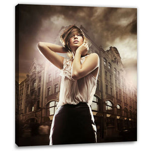 Fantasie-Portrait - Großstadt-Diva - Fantasieportrait