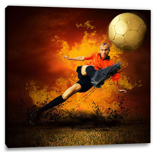 Fantasie-Portrait - Heißer Fußballer - Fantasieportrait
