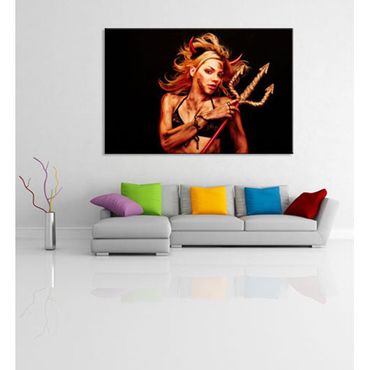 Fantasie-Portrait - Teufelin - Fantasieportrait