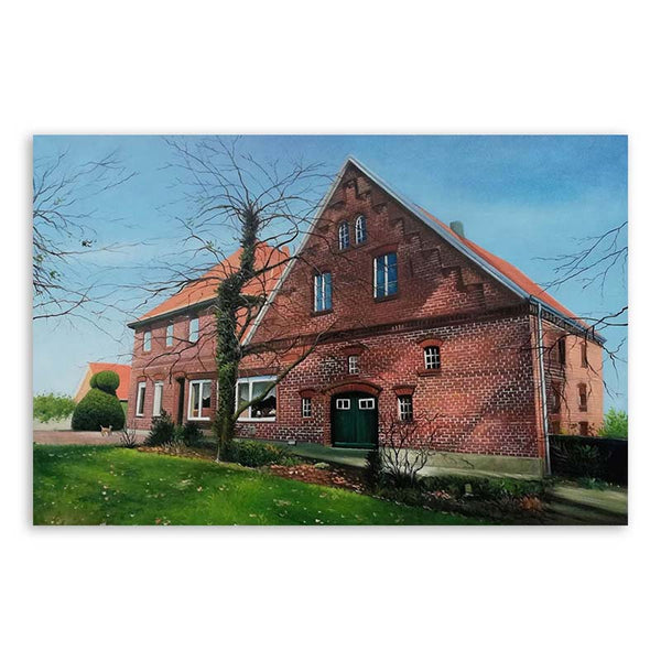 Hacer pintar edificios y vehículos - pinturas al óleo