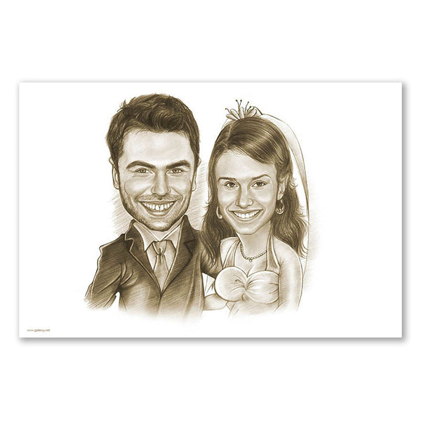 Dibujo digital en sepia a partir de una foto - estilo caricatura (d-kar-s)