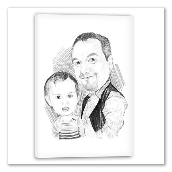 Dibujo a lápiz digital a partir de una foto - Caricatura Street Style (d-kar-st)