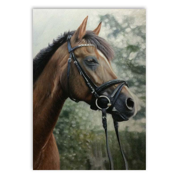 Hacer pintar caballos - pintura al óleo