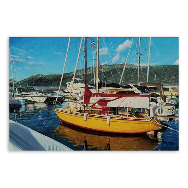 Hacer pintar edificios y vehículos - pinturas al óleo