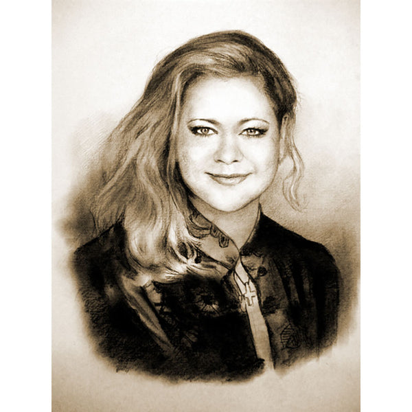 Dibujo digital en sepia a partir de una foto (d-zei-s)