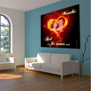 Persönliche Textbotschaft - Liebesbotschaft mit Foto 189 hoch - Romantische Liebesbotschaft