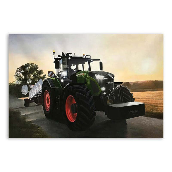 Hacer pintar edificios y vehículos - pinturas al óleo