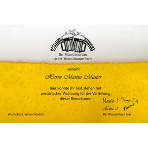 Persönliche Textbotschaft - Trinkfestigkeit - Romantische Liebesbotschaft